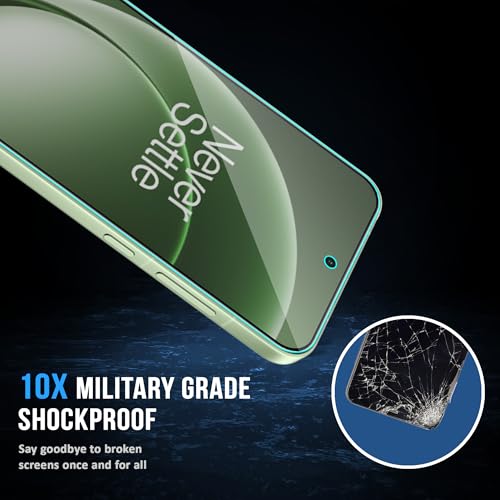 Image of FIRST MART Military-Grade Matte Anti-Glare Tempered Glass for OnePlus 15R 5G (6.83 Inch) With Edge to Edge Screen Coverage and Easy Installation Kit | Matte Anti Glare