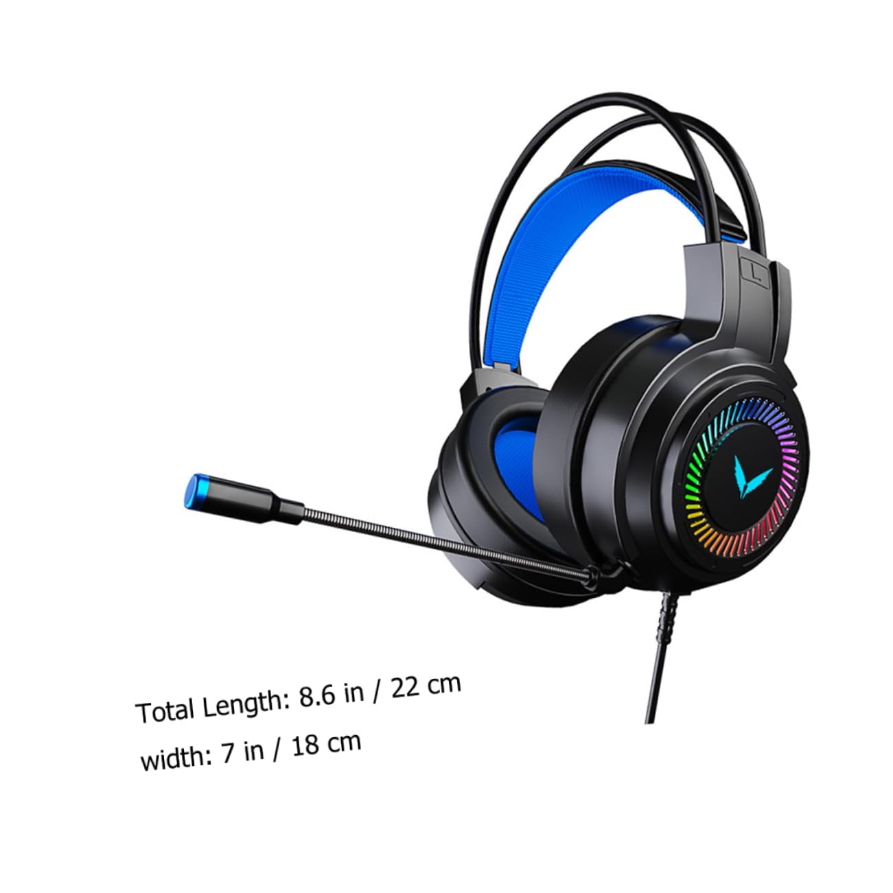 SHINEOFI Cuffie Gaming con Microfono Omnidirezionale Design e Comfort Ergonomico Audio Stereo Surround e Riduzione Del Rumore per Giocatori e Lavoratori Jack