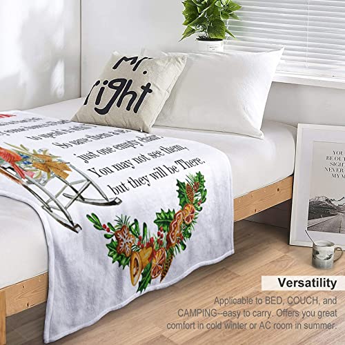 Couverture de Noël plaid douillet lit canapé peluche douce 130cm