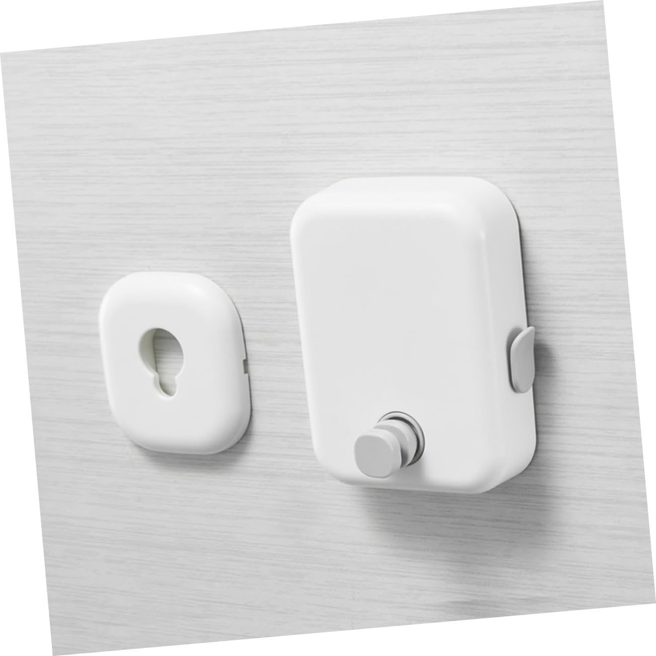 Stendibiancheria Retrattile Portatile, Corda per Stendere in Acciaio Inossidabile e Abs, Bianco, per Lavanderia e Hotel, 4,2m