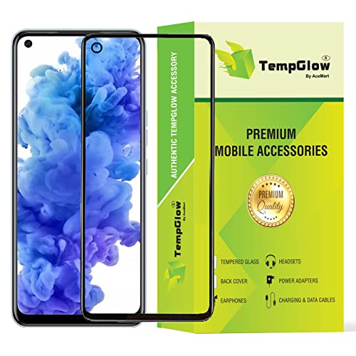 Image of Screen Protector for RealMe X7 Max 5G (Black) Tempered Glass Edge-to-Edge 6D Screen Guard With Installation Kit
