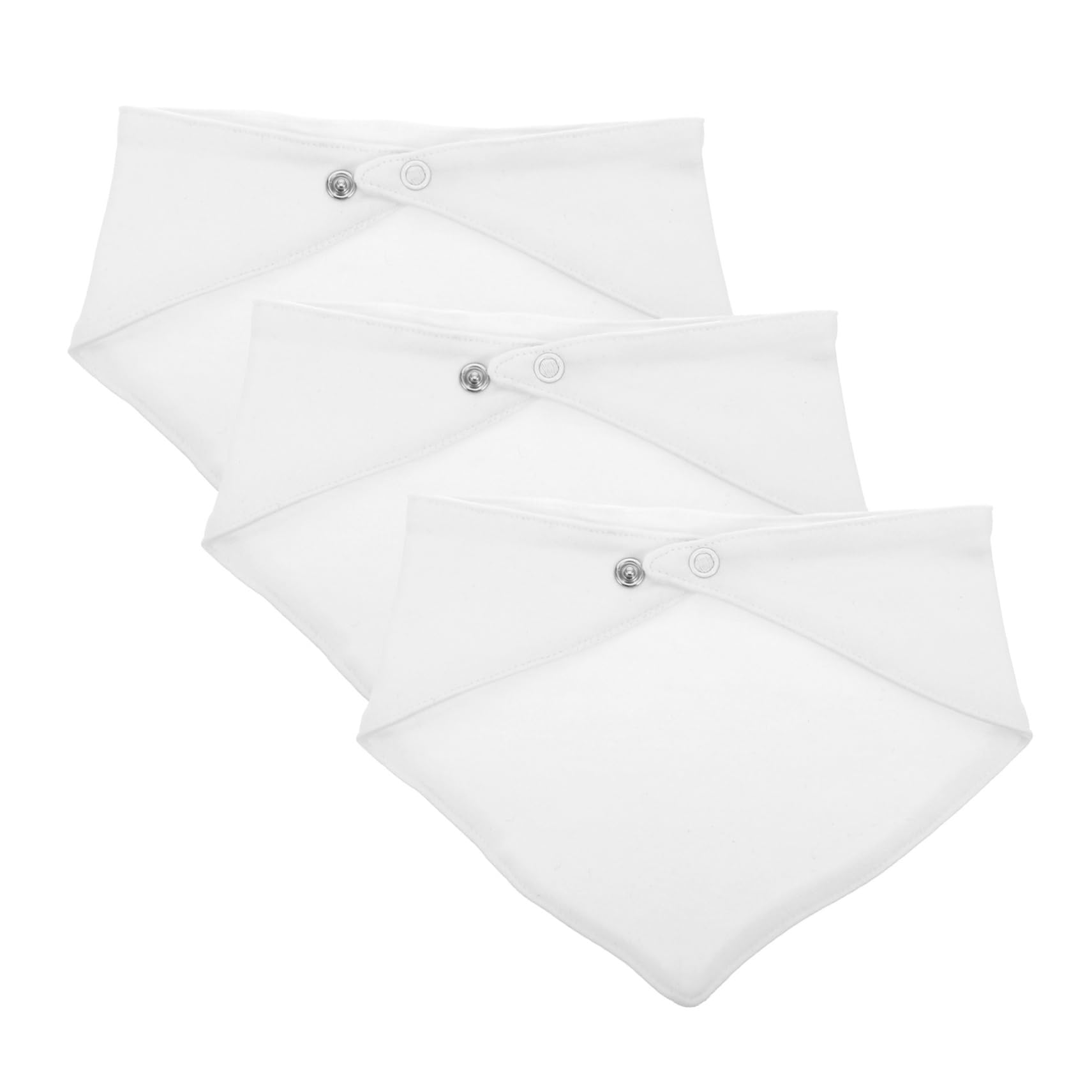 ifundom 12piezas Baberos De Algodón Para Bebés Meses Paquete De Toallas Saliva Triangulares Unisex Absorbentes y Cómodos Para Recién Nacidos Guarderías