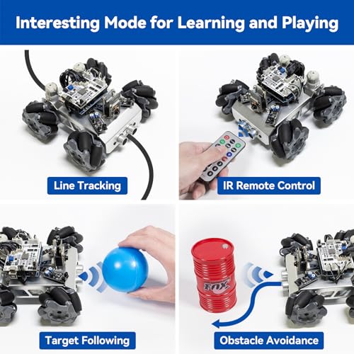 Image of SunFounder Smart Robot Car Kit Compatible with Arduino UNO R3, FPV, ESP32 CAM, APP Romote Control, Educational Robotic Kit for Adults