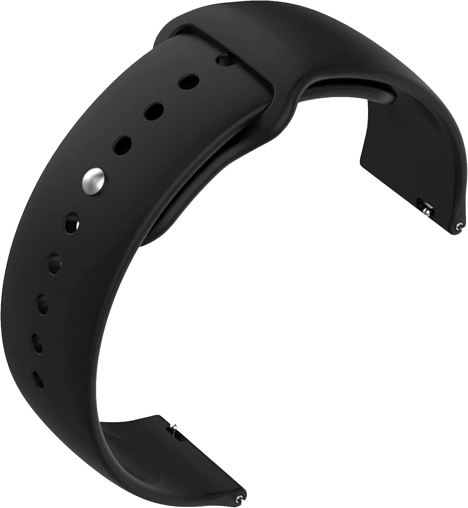 23mm Soft Silicone Sport Strap Band for Boat Xtend Smartwatch Only [ Not for Any Other Models, (Black)