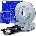 ATE Bremsenset Vorderachse inkl. Bremsscheiben vorne Ø 300 mm belüftet und Bremsbeläge vorne Kompatibel mit FORD C-MAX, FOCUS Mk2, Mk3, GRAND C-MAX, KUGA, TOURNEO CONNECT, VOLVO