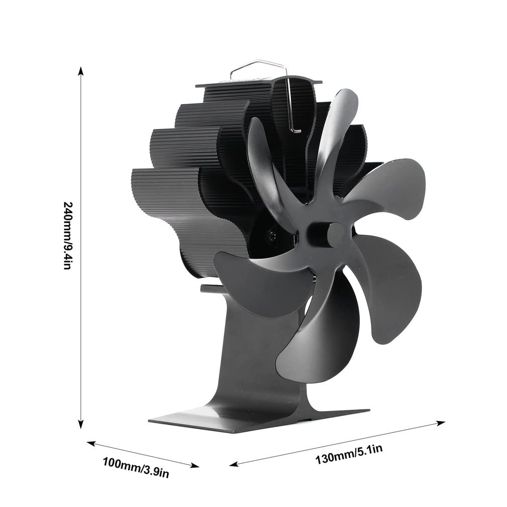 Stove Fan, 6 Blades Fireplace Fan, Powerless Fan, Fireplace, Wood Stoves,  Environmentally Friendly on Chimney for Wood Burners/Fireplace Fans :  Amazon.de: DIY u0026 Tools