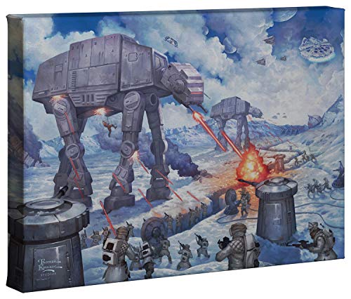 Thomas Kinkade Studios Star Wars Battle of Hoth 10 x 14 Gallery Wrapped Canvas