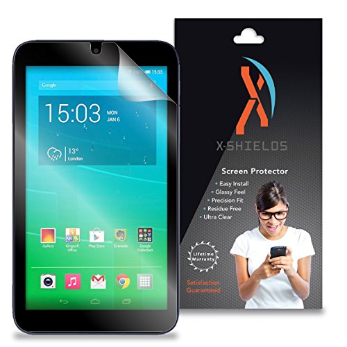 XShields© (3-Pack) Screen Protectors for Alcatel OneTouch Pixi 7 Tablet (Ultra Clear)