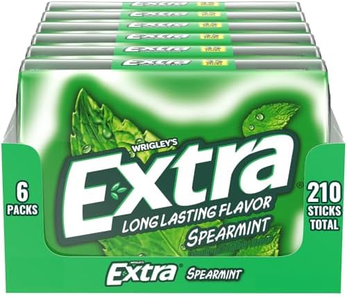 Extra Spearmint Sugar Free Chewing Gum Bulk Pack, 35 Count (6 Pack)