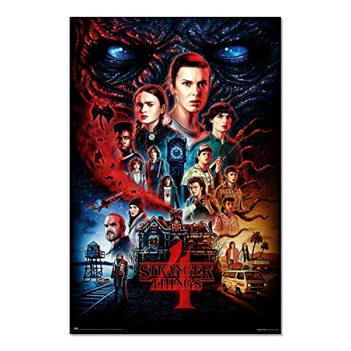 Grupo Erik Poster Stranger Things Vecnas House - 36 x 24 inches / 91.5 x 61 cm - Shipped Rolled Up - Cool Posters Art Poster Wall Posters & Prints