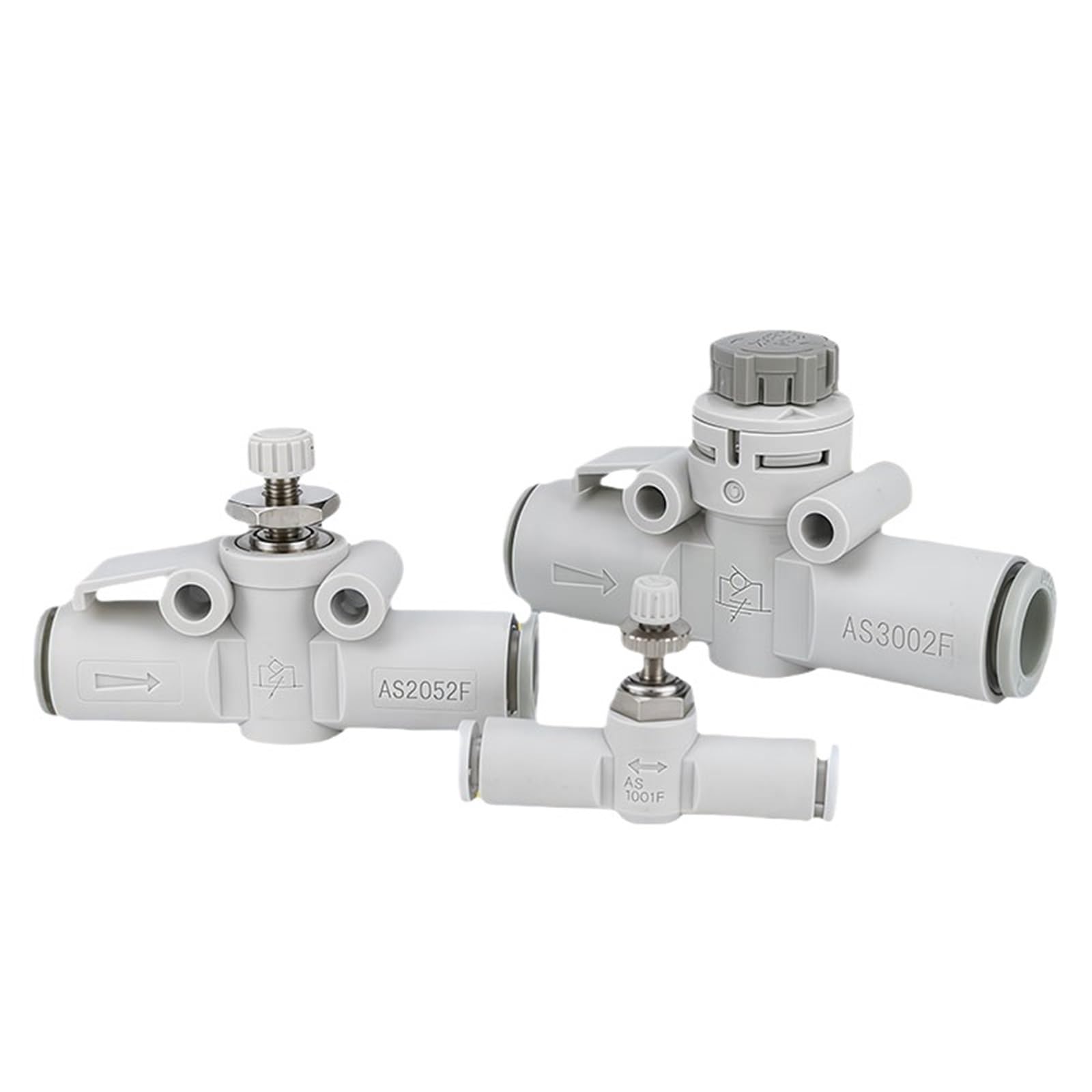 Vanne d'accélérateur graduée AS1201F-M5-04A pour régulation pneumatique précise