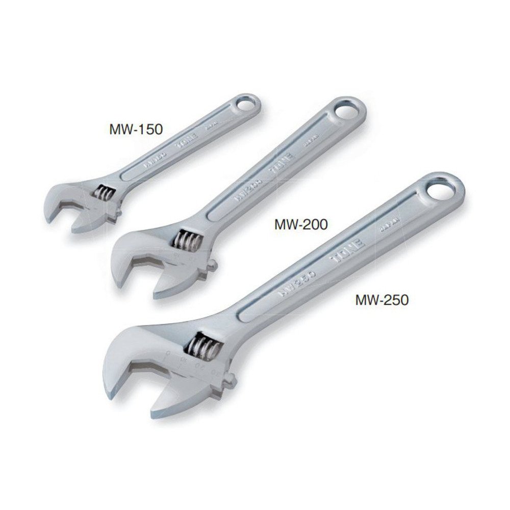 Amazon | トネ(TONE) モンキレンチ(目盛付) MW-450 全長465mm 