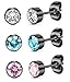 ORAZIO 3 Paar Ohrstecker für Frauen Titanium Mädchen Ohrringe Set Hypoallergen Cubic Zirkonia Herren Ohrringe 3/4/5mm Schlaf Ohrstecker Hypoallergen für empfindliche Ohren Herren/Damen günstig Kaufen-ORAZIO 3 Paar Ohrstecker für Frauen Titanium Mädchen Ohrringe Set Hypoallergen Cubic Zirkonia Herren Ohrringe 3/4/5mm Schlaf Ohrstecker Hypoallergen für empfindliche Ohren