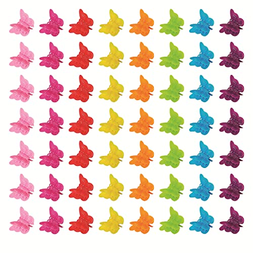 100 Packs Beautiful Butterfly Hair Clips, Beautiful Mini Butterfly Hair Clips Hair Accessories For Women And Girls, Random Color #TOP1