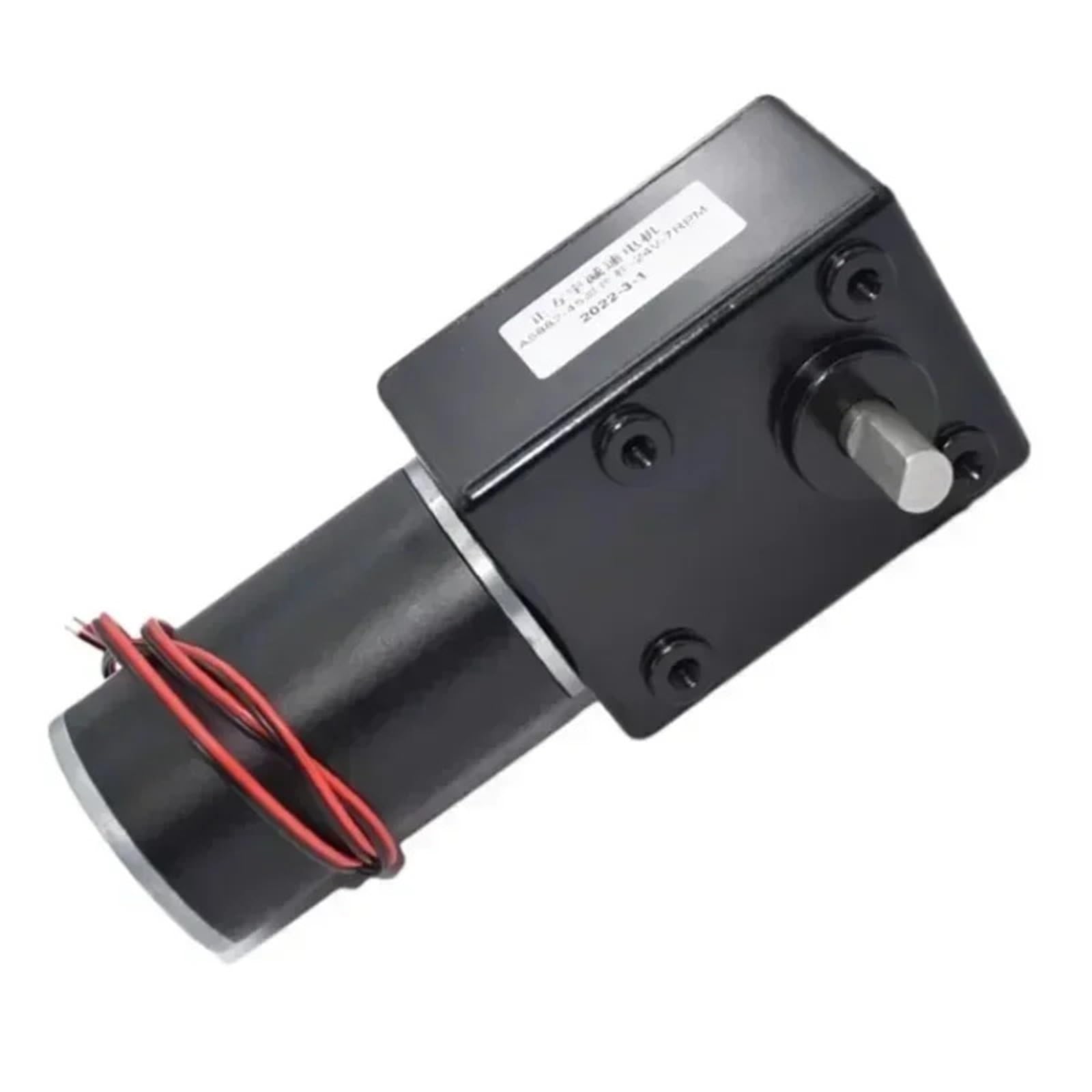 Moteur vis sans fin 12V 200 RPM en métal lourd pour automatisme et levage