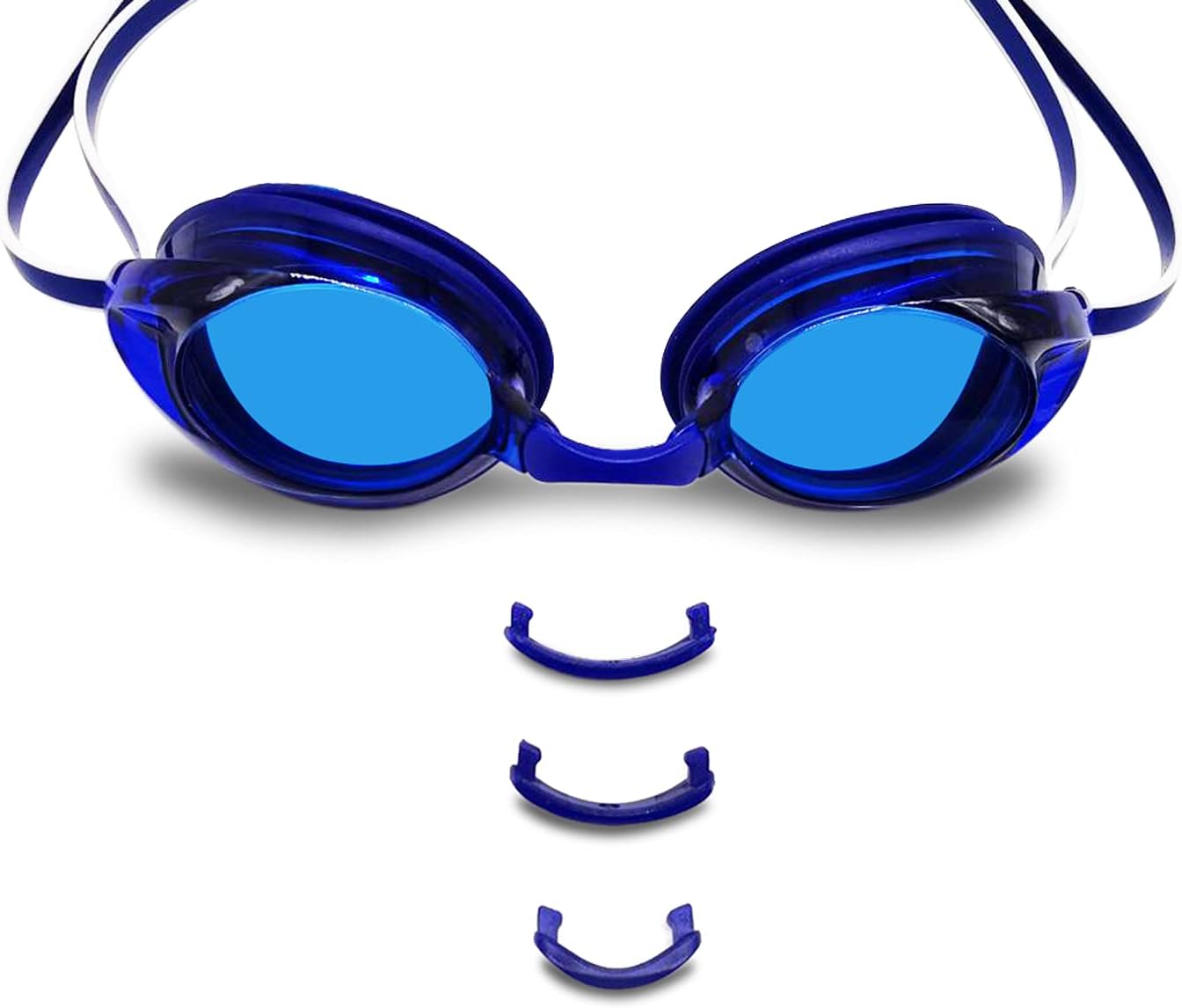  Basics Unisex-Adult Swim Goggles, Blue : Sports & Outdoors