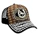 Western Cowboy Hat for Men – Rodeo Style Woven Trucker Design with Embroidered Brim, Country Fashion Western Cap (US, Alpha, One Size, One, Horse)