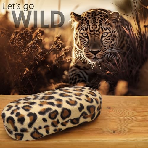 Image of MyEyeglassCase - Large Sunglasses Case - Hard Glasses Case Holder w /Pouch & Cloth - Eyeglass Case Aviator Frames Men & Women