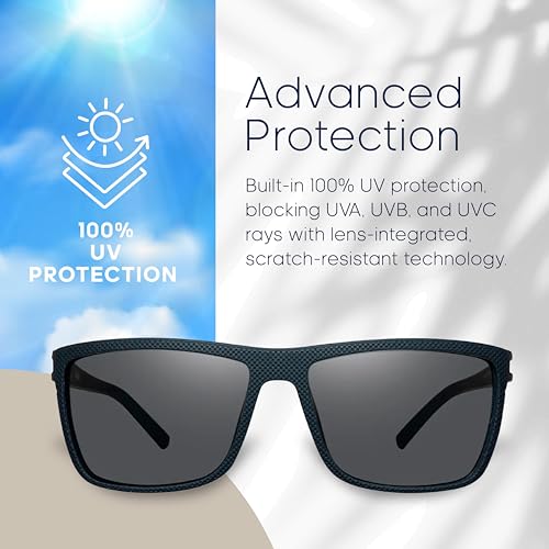 Dublin Square Polarized Sunglasses for Men & Women3