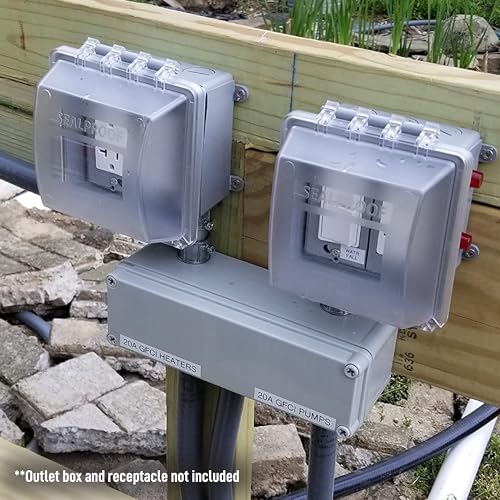 image for Sealproof 2-Gang Weatherproof In Use Outlet Cover | Two Gang Outdoor P