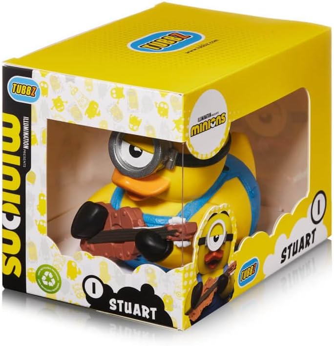 TUBBZ Boxed Edition Minions Stuart Collectible Vinyl Rubber Duck Figure - Official Despicable Me 4 Minions Merchandise - TV, Movies & Video - Image 2