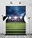 BELECO 5x7ft Fabric Football Backdrop Green Football Stadium Sports Photography Backdrop for Football Theme Baby Shower Birthday Party Decorations Kids Adults Games Photo Background Props