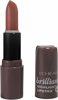 أحمر شفاه بلون طبيعي لامع يدوم حتى 24 ساعة ، بلمسة لامعة ومشرقة من ليشار، رقم 4