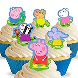 12 x 4cm (durchschn.) Kuchen Topper von Toppershack