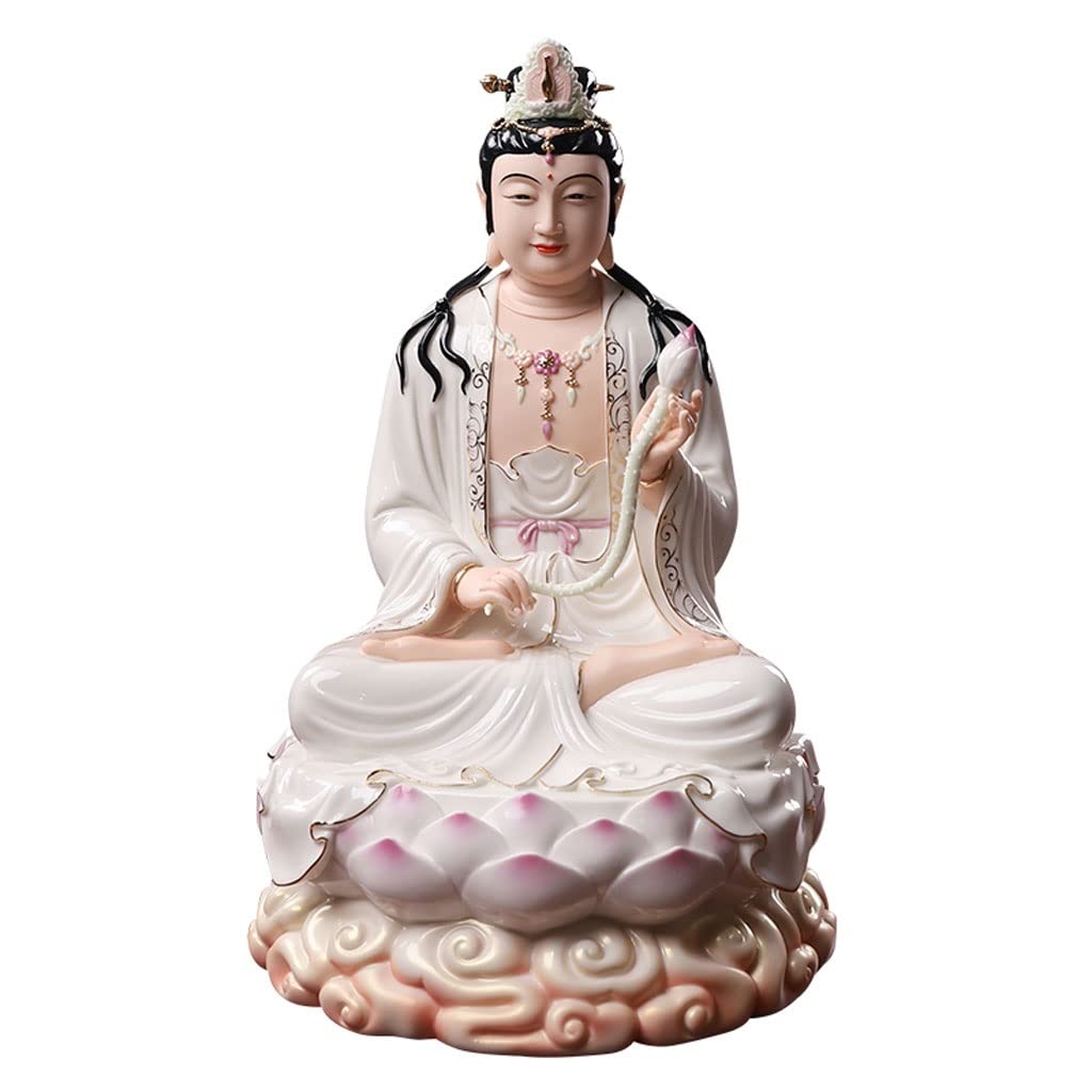 Statue de bouddha en céramique artisanale Dashizhi pour l'enchâssement et la décoration de maison