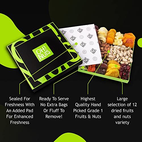 Oh! Nuts OH! NUTS® Dried Fruit And Nuts Gift Basket Assorted Holiday Snack Box thumb #6
