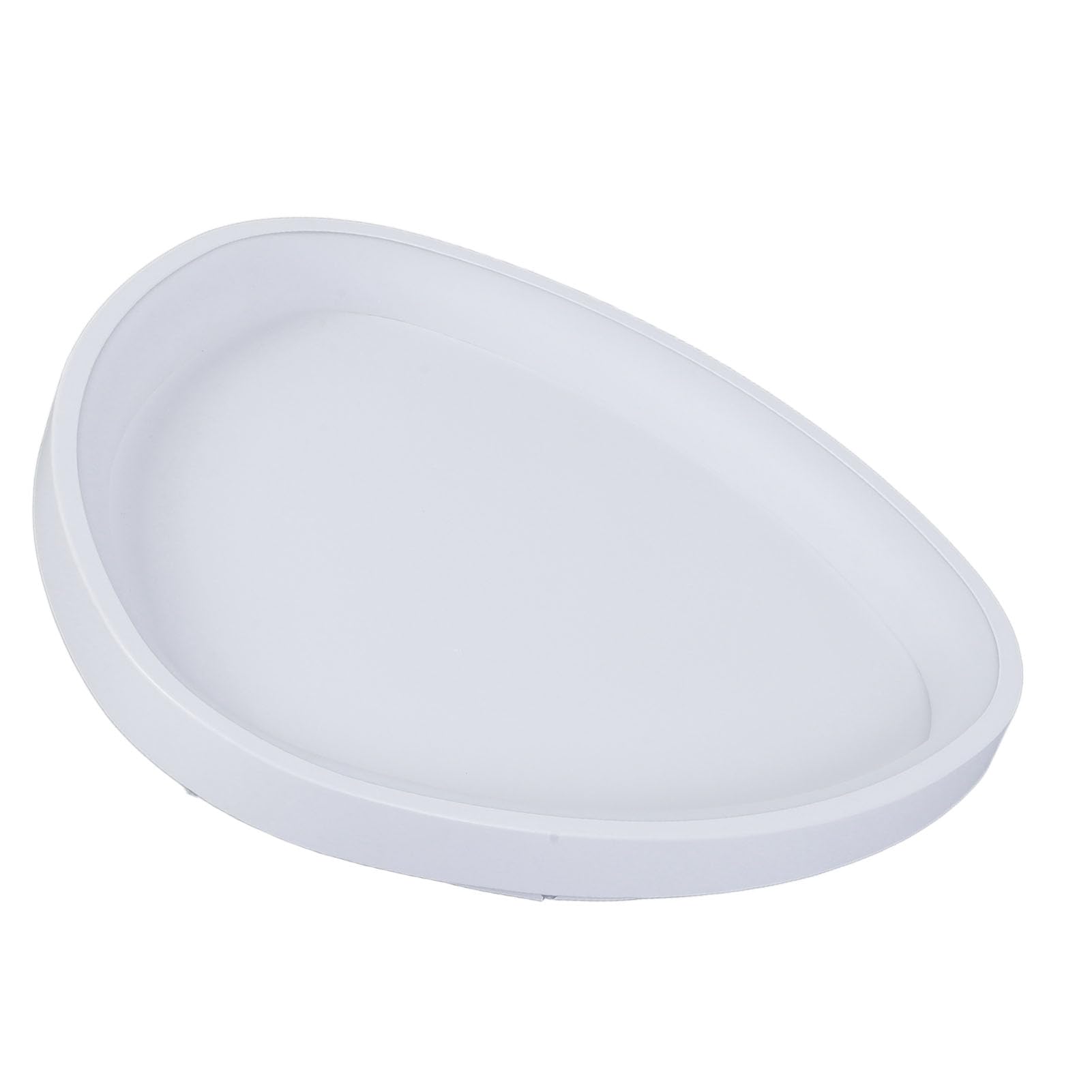 plplaaoo Lampa sufitowa LED, minimalistyczna, nowoczesna, ściemniana, pilot zdalnego sterowania, aplikacja, regulowana, 3 temperatury barwowe, oprawa oświetleniowa do kuchni, sypialni (biała)
