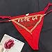 XGDesign Custom Thongs with Rhinestone Name Text for Women, Personalized Letters DIY Sexy G-strings Underwear Panties, Valentines Day Gifts for Wife, Girlfriend, Her, One Size Fits All