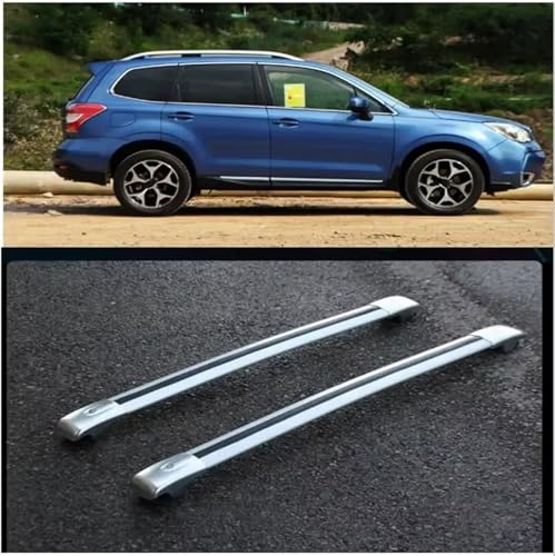 Barras de techo para Subaru Forester 2013-2018 portaesquís y maletero 4