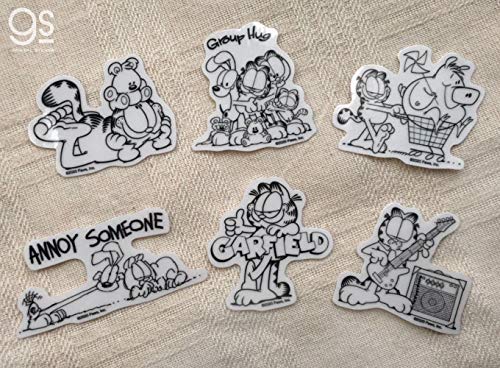 Amazon.co.jp: ガーフィールド 透明 キャラクターステッカー