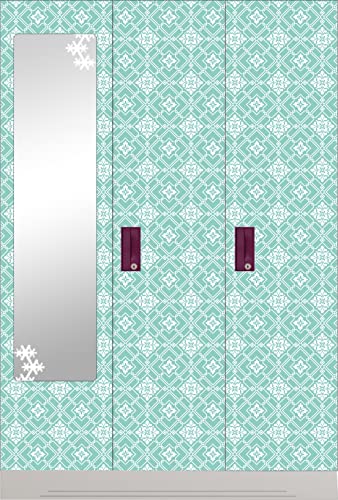 Image of CABANA HOMES Wall Stickers Geometrical DIY Wallpaper for Decals (45 x 125 cm, 2 Rolls) (12 sq. ft) Decorative Self Adhesive Bedroom, Living Room, Office, Green