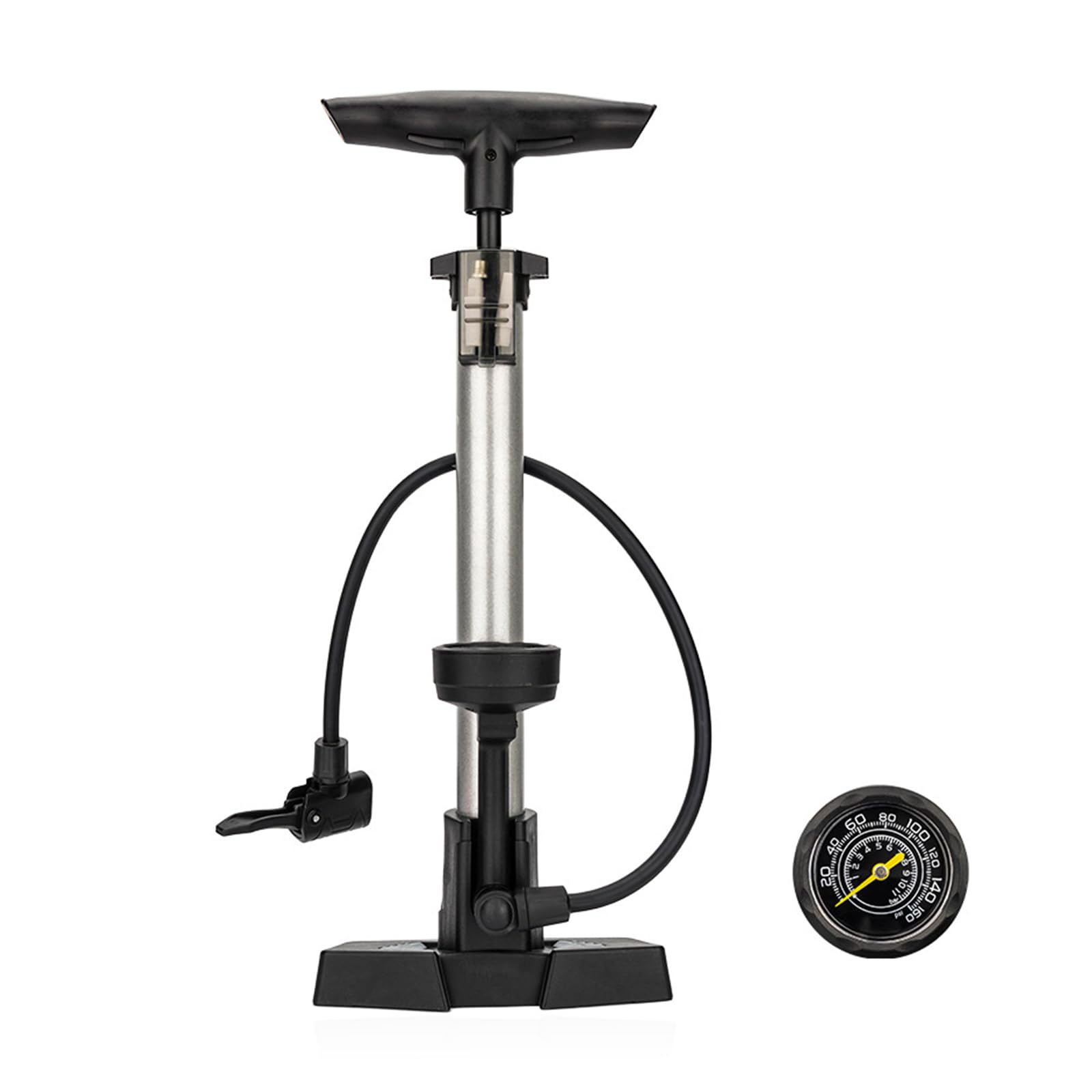 Pavimento Bici Pompe Per Pneumatici 160 Ad Alta Pressione Pompe Ad Aria Bici Gonfiatore Con Manometro Per Pneumatico Della Bicicletta Palloncino
