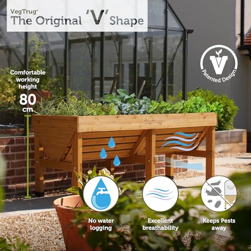 Rasied herb planter, ideal for working off the ground