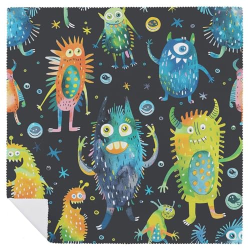 Servilletas de Tela Reutilizables Estampado Estrellas y Burbujas miniatura 6