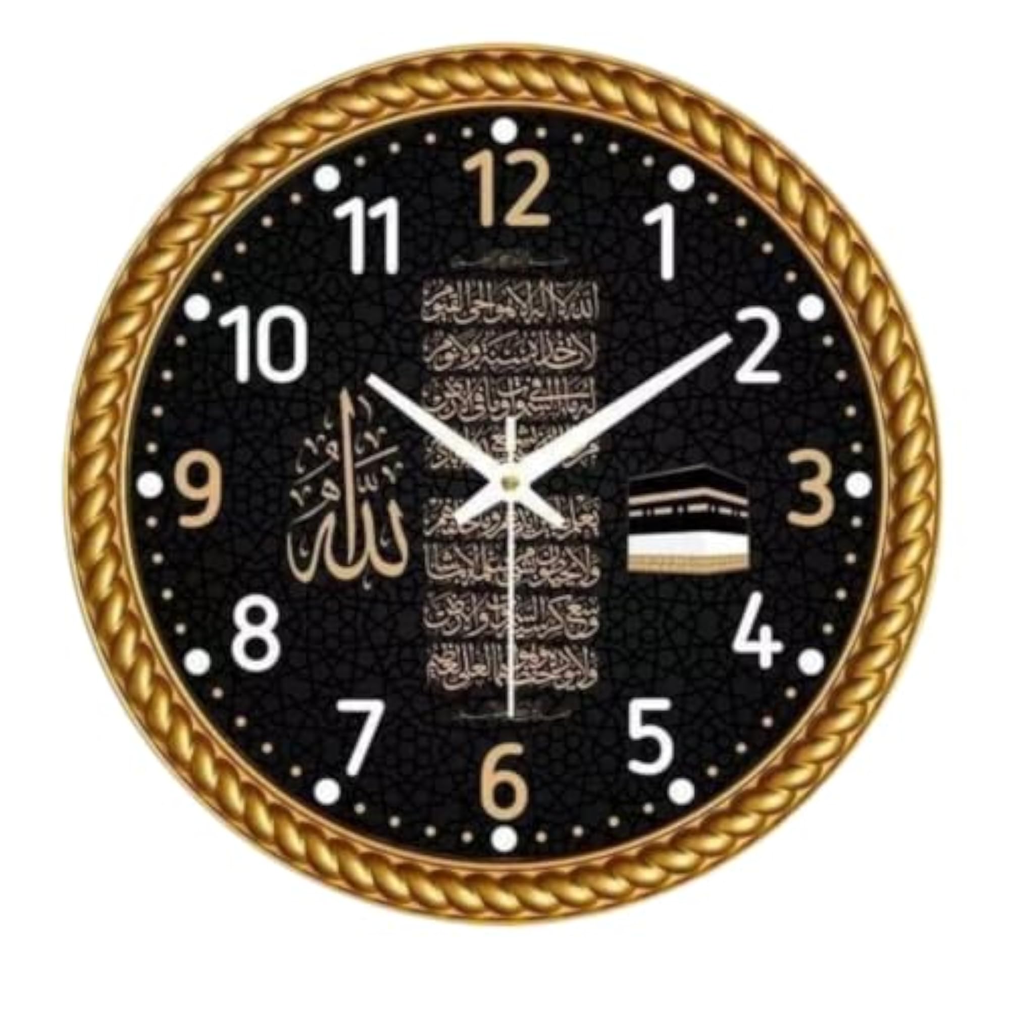 Islamic Kaaba Wall Clock, Decorative Home Accessory