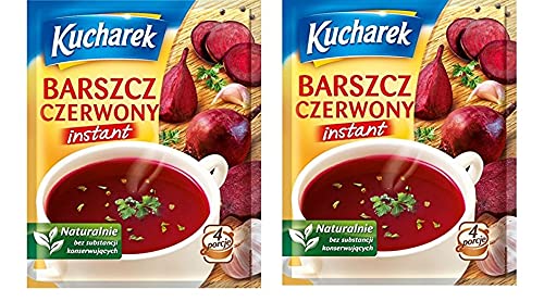 Kucharek Barszcz Czerwony Instant Red Borscht Soup Mix (5-Pack) New 2 Set