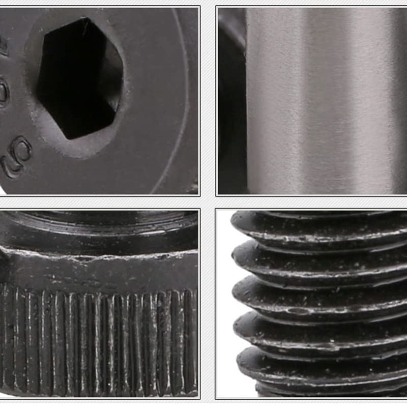 Tornillos de madera tornillos de orificio de bolsi 1pcs Hex Head Bolt Limit Screws Dia=Φ 6,8,10~25,Shoulder Bearing Bolt Shaft M5 M6 M8 M10~M20 Length 8~200mm 12.9 High Strength Steel(85mm (1Pcs)-M16