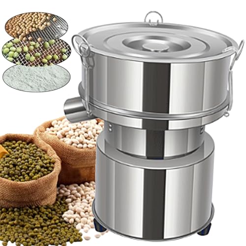 Lab Sieve Shaker,Vibration Frequency 1350n/Min, for Powder Particles Liquid, Automatic Powder Sifter Machine Countertop,Electric Sieve Shaker for Flour Powers,Mungbean