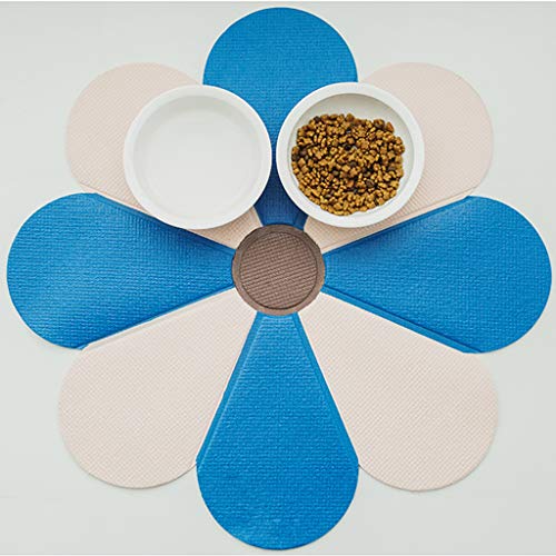 Tapete de silicone para alimentação de animais de estimação da Homozy de 53 cm de diâmetro para tige