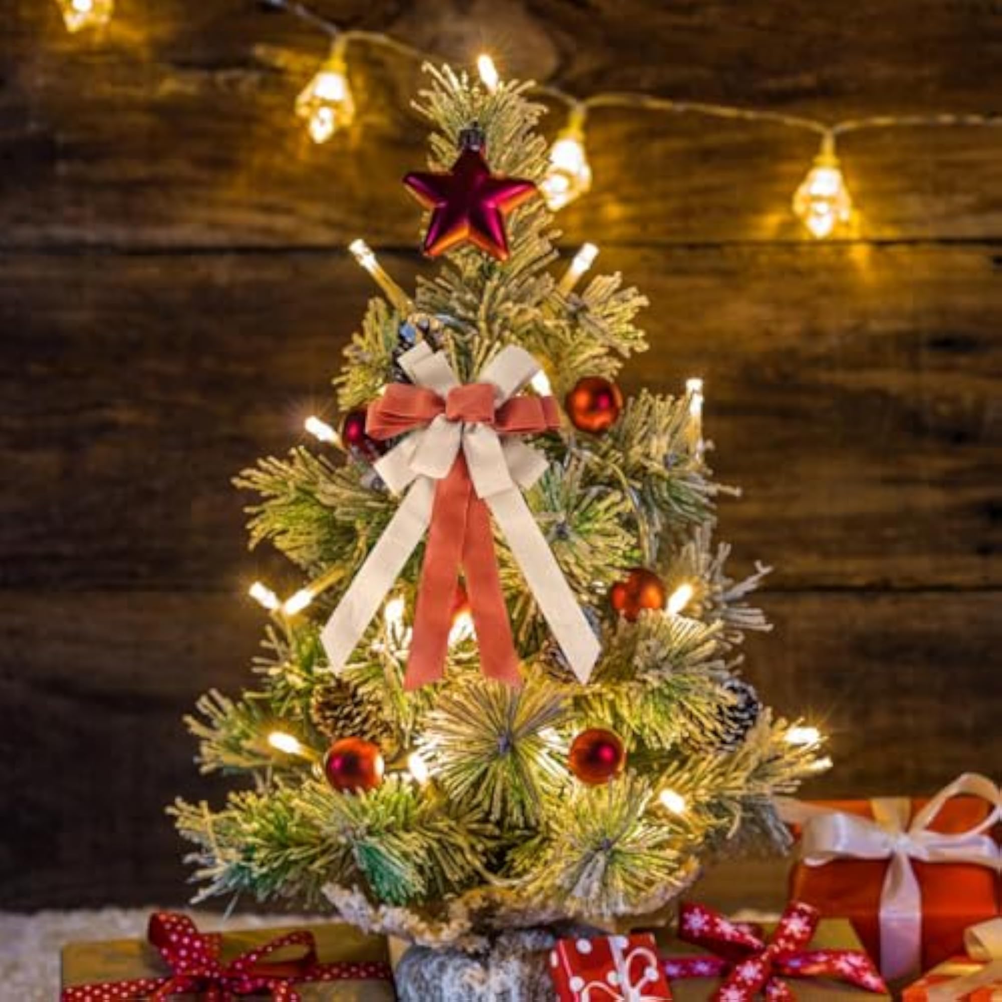 Christmas Bow Festive Decoration Classic Wreath Bow