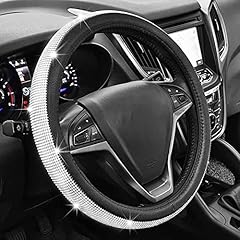 Black leather+White diamond