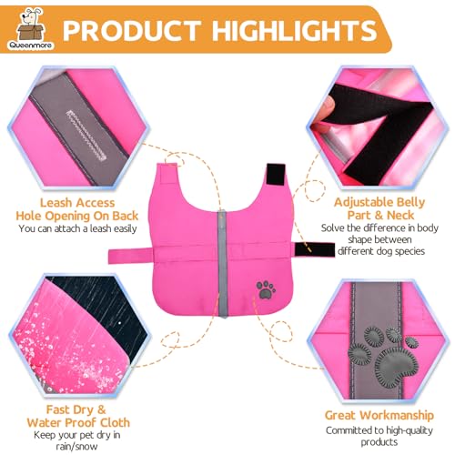 Image of Cold Weather Dog Coats Loft Reversible Winter Fleece Dog Vest Waterproof Pet Jacket Available in Extra Small, Small, Medium, Large Extra Large Sizes