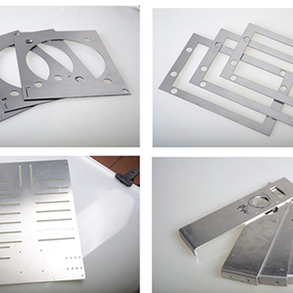 Plaque en tôle d'aluminium 6061 argentée, plusieurs tailles disponibles(250Mm*300Mm*1Mm 2Pcs)