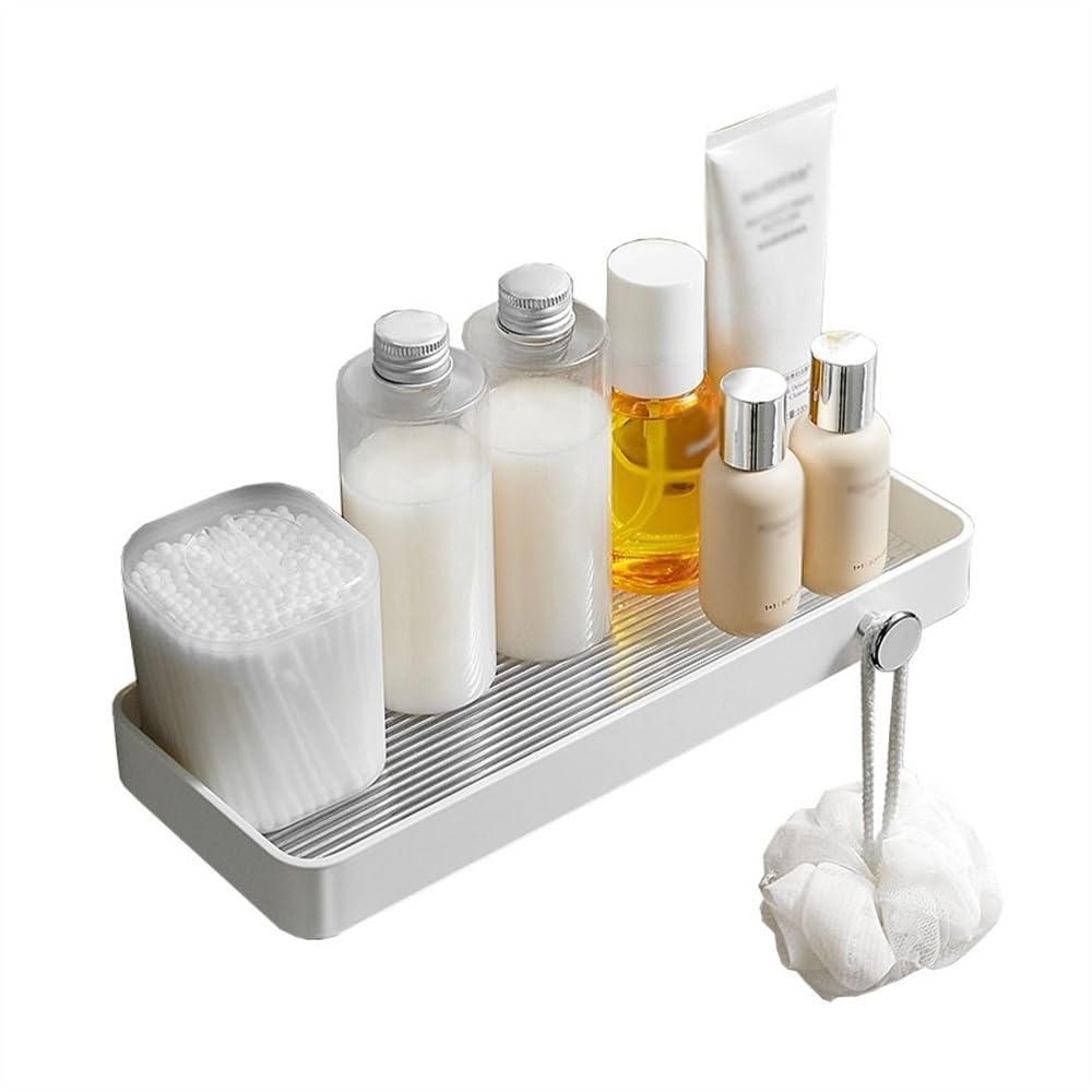 Bathroom Shelves Acrylic Shower Caddy Floating Bathroom Shelves For Storage Display Wall Mounted Acrylic Shower Shelf With Hook