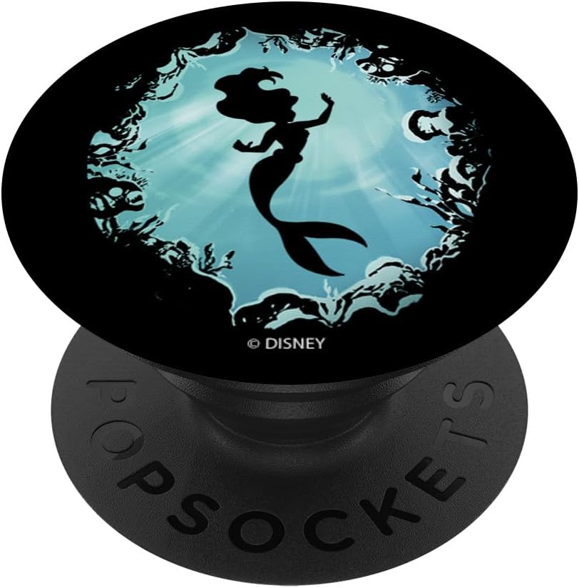 Disney Little Mermaid Ariels Silouhette Underwater PopSockets PopGrip for MagSafe