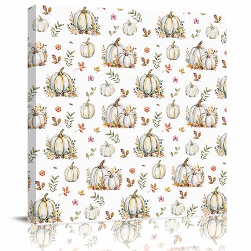 Canvas Wall Decor Prints Oil Paintings 28" x 28",Autumn White